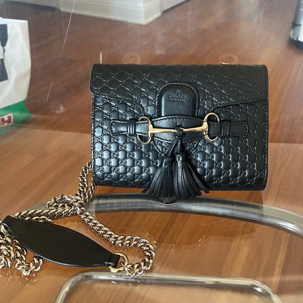 Gucci Emily Mini Chain Flap Bag